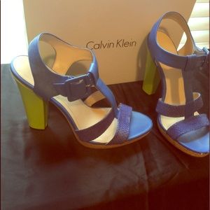 Cute stacked heel sandals